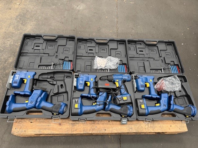 18V Power Tool Set of 4pc x 3 units