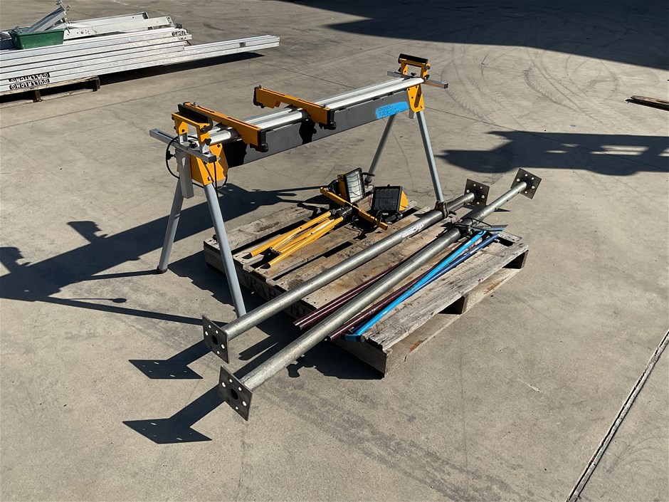 <p>Workbench And Industrial Lights</p>