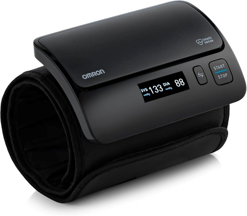 OMRON HEM7600T Smart Elite Tubeless Upper Arm Blood Pressure Monitor – Blue