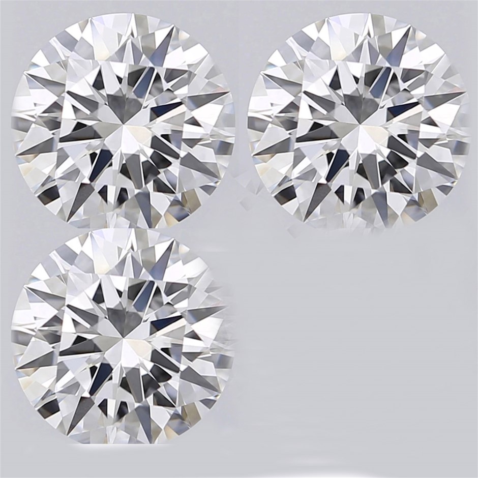 0.13ct (3pcs) H SI Natural Diamonds