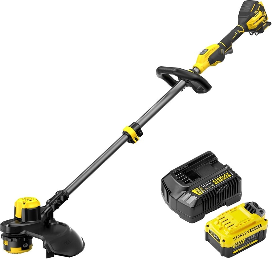 STANLEY FATMAX V20 | 18V 33cm Brushless String Trimmer Kit 4.0Ah - Large 33