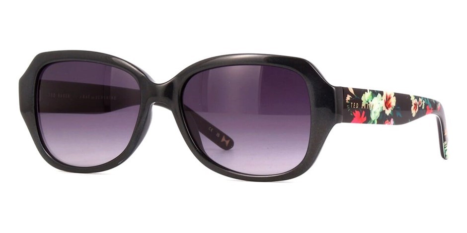 TED BAKER Polarised Sunglasses, 56-17-140, 1606 001P Black. NB: minor scrat