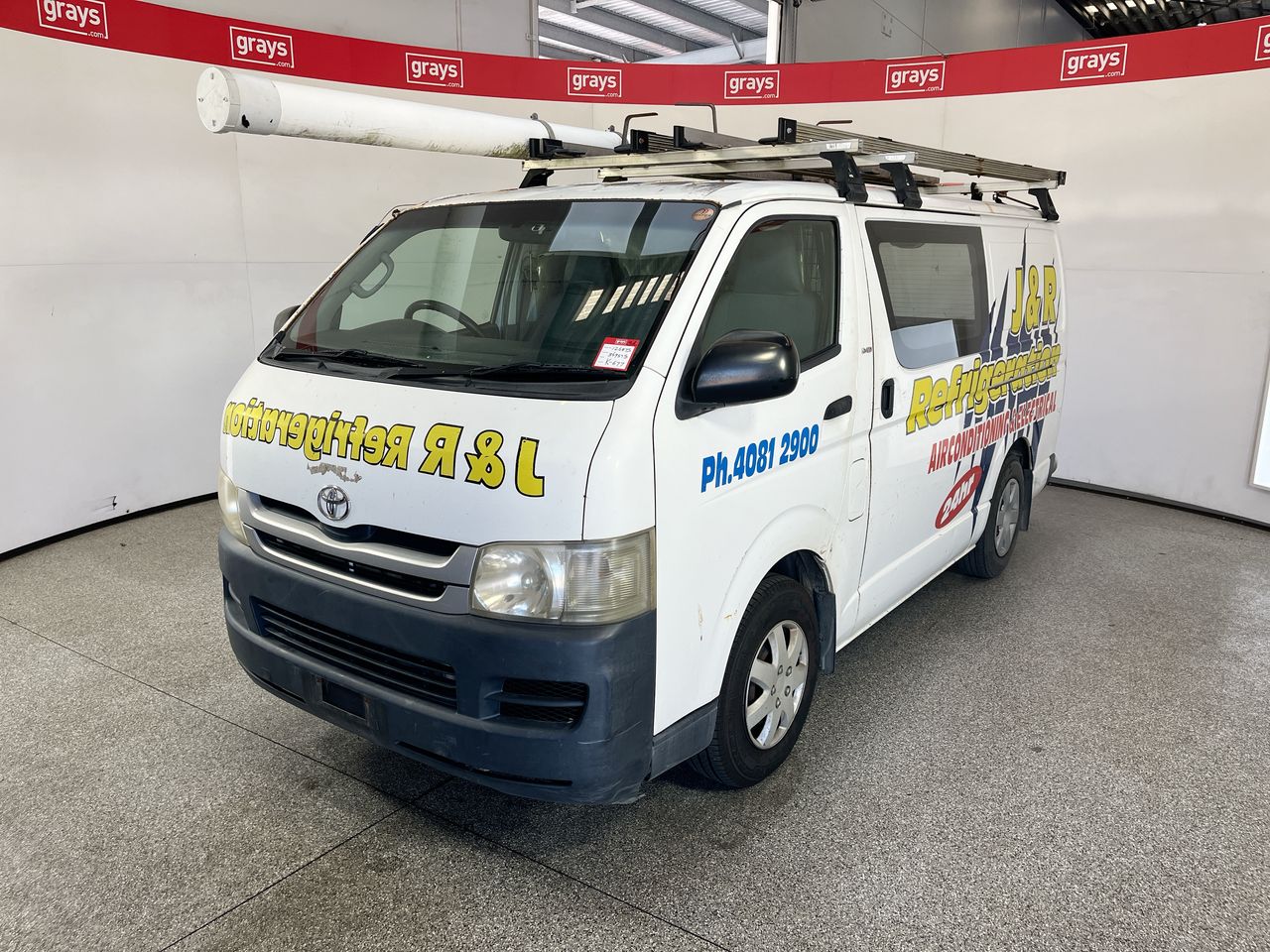 2010 Toyota HiAce LWB KDH201R Turbo Diesel Manual Van
