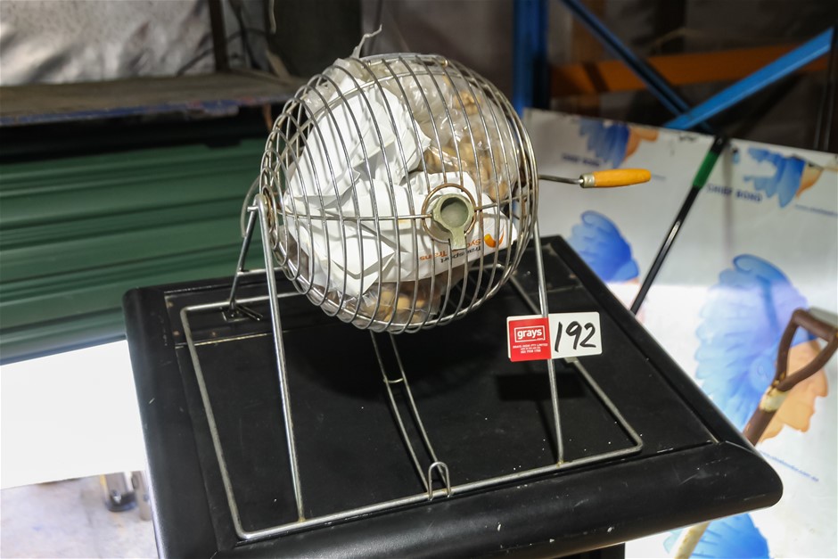 Vintage Wire Bingo Cage