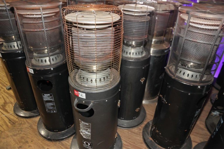 Gasmate AH206 TYPE Series Outdoor Gas Patio Heater x5 Heaters