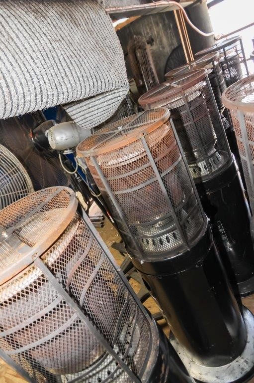 Gasmate AH206 TYPE Series Outdoor Gas Patio Heater x5 Heaters