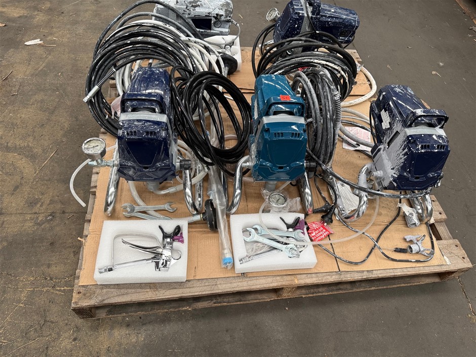 Airless Spray Station 1100W x 5 units