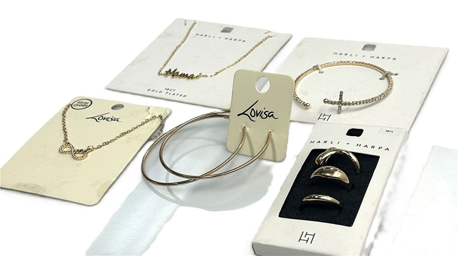 Lovisa & Harli + Harpa Gold-Tone Jewellery Bundle