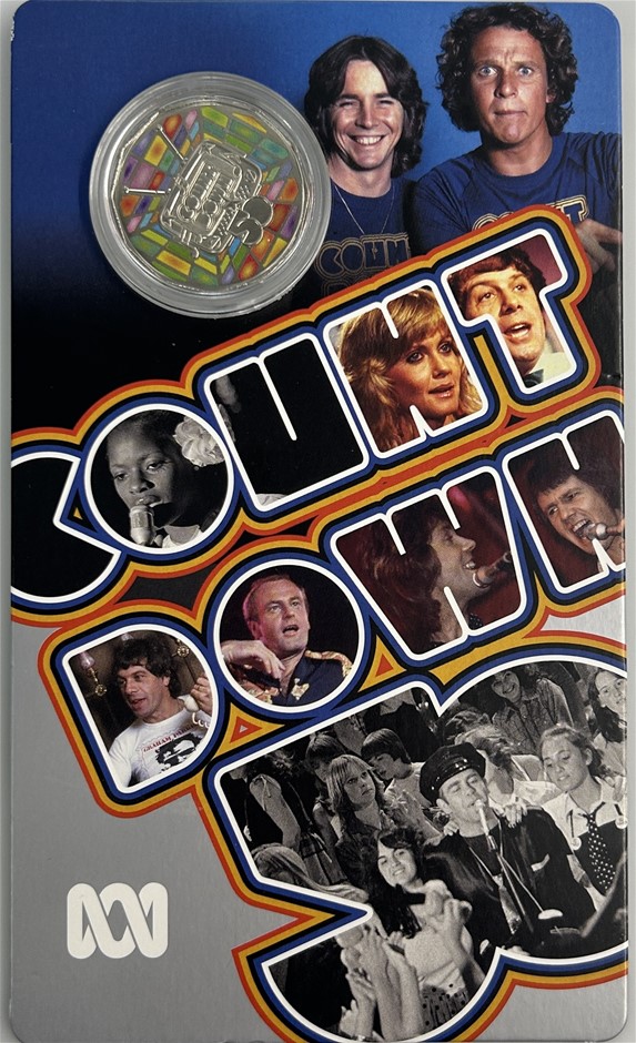 Countdown 50th Anniversary Coloured 50c Coin