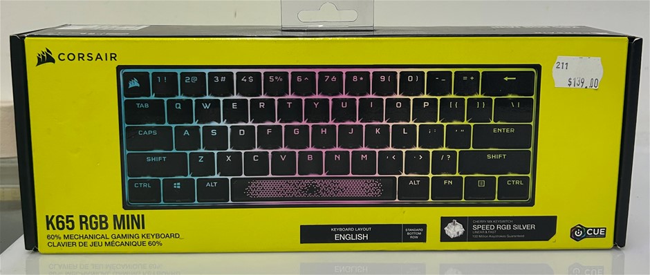 The Corsair K65 RGB Mini