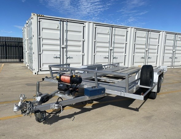1995 H.Built Tandem Car Carrier Trailer