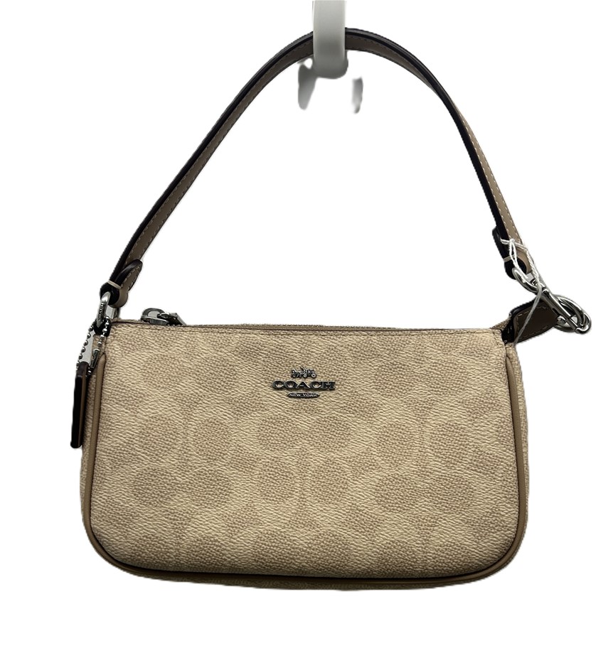 Coach pebbled leather shoulder bag