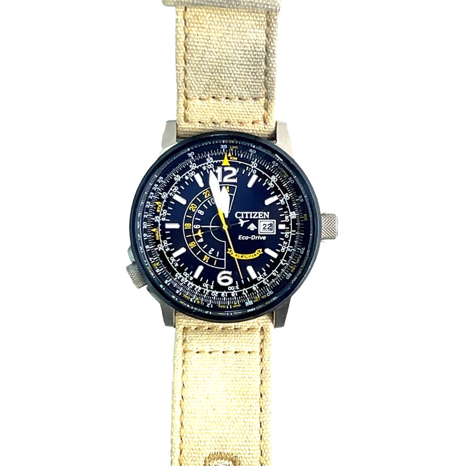 Citizen Blue Angels Eco-Drive Watch, model GN-4W-S