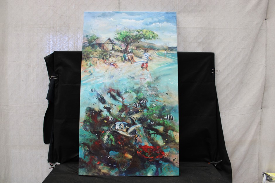 1 x Don Walters Canvas Print - "Over and Out" - 47/250