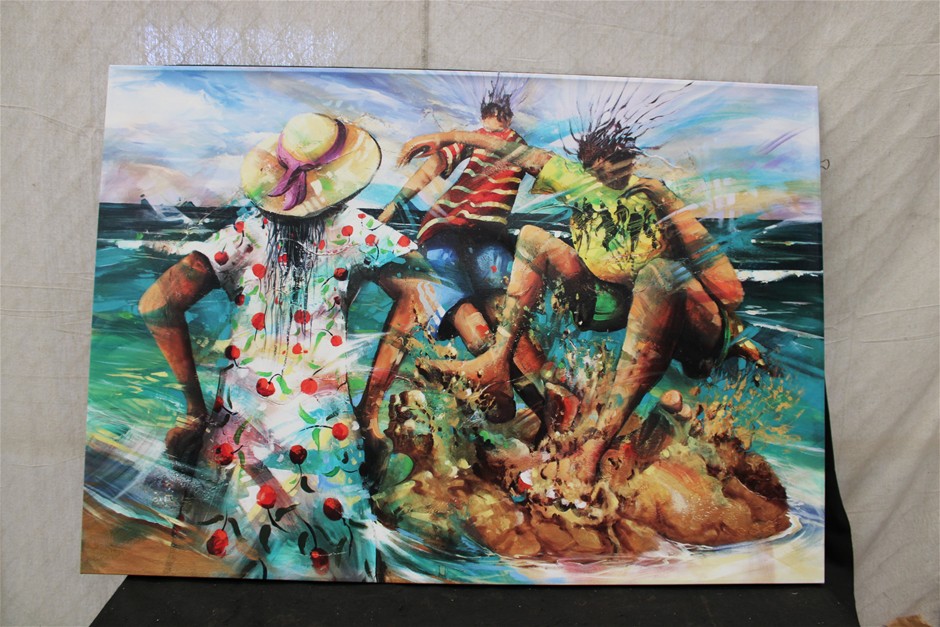 1 x Don Walters Canvas Print - "Brotherly Love" - 28/250