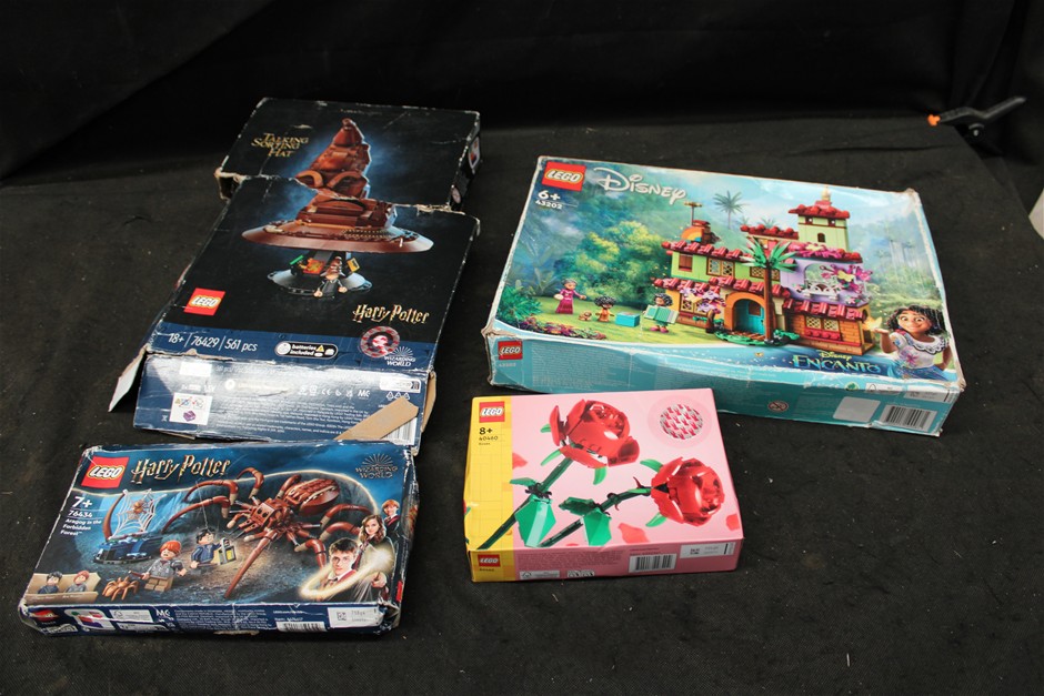 4 x Lego Boxes - Assorted - Damaged Boxes