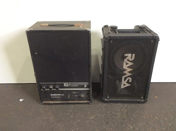 Panasonic Ramsa WS-A80E Speaker System&Audisond mk2 PA Amplifier (Lot of 2)