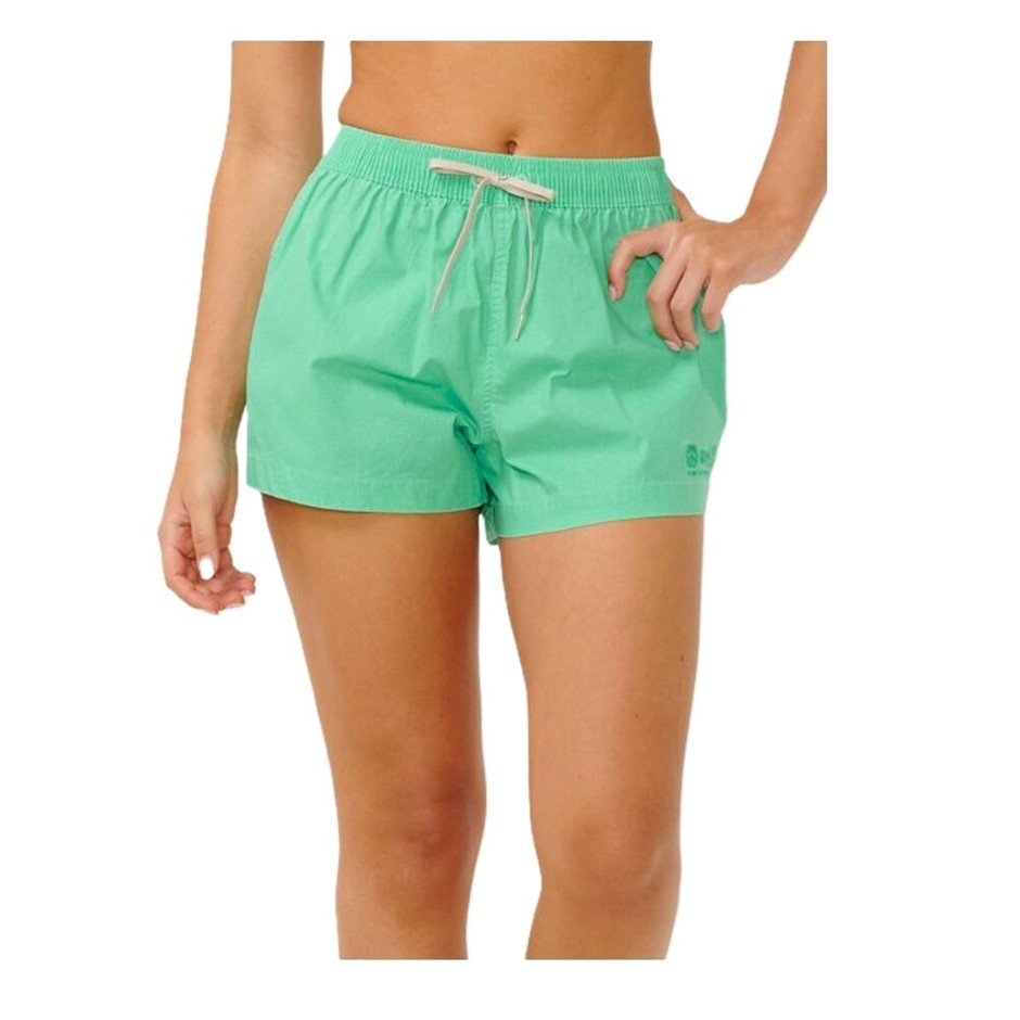RIP CURL Women's Classic Everyday 3" Boardshort, Size S, Green. RRP: $69.99