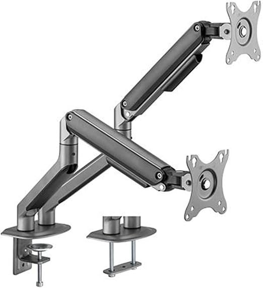 Brateck 17 to 32-Inch Dual Monitor Economical Spring-Assisted Monitor Arm