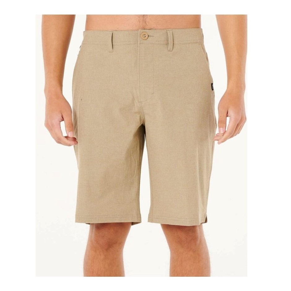 RIP CURL Men's Phase 21" Boardwalk Shorts, Size 30, Khaki. RRP: $ 79.99. B
