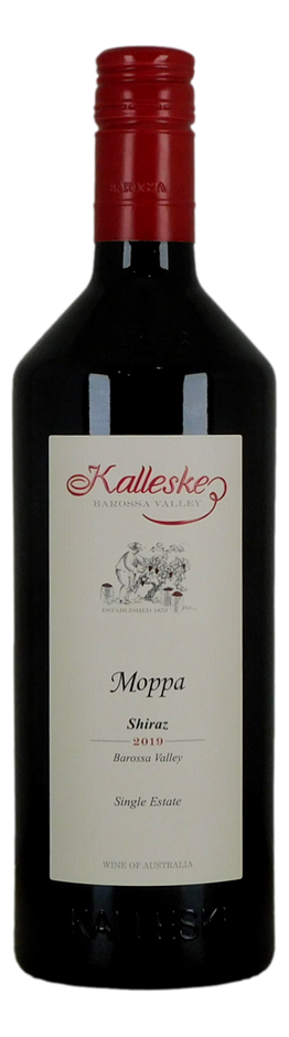 Kalleske Barossa Valley Moppa Shiraz 2019 (6x 750mL), SA.