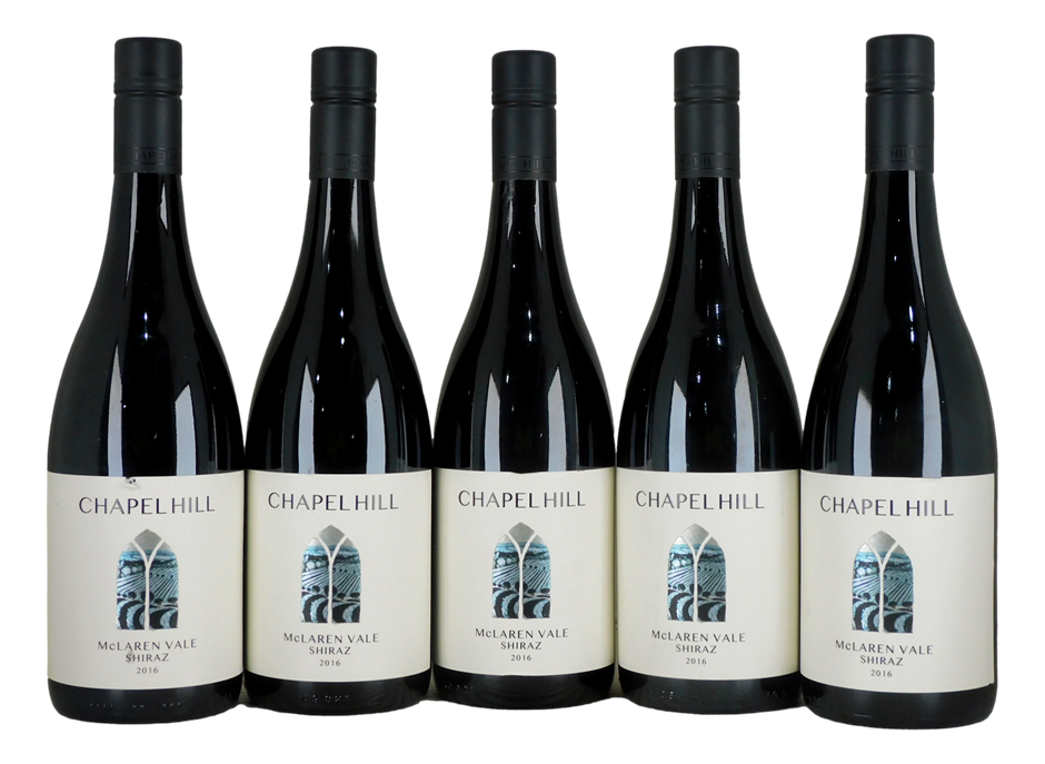 Chapel Hill Shiraz 2016 (5x 750mL), McLaren Vale.