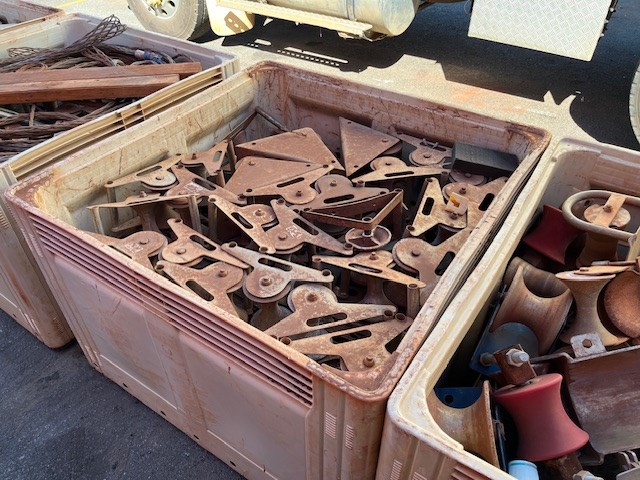 Crate of Rope Rollers