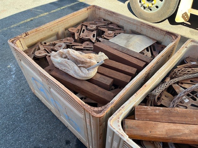 <p>Crate of Rope Rollers</p>