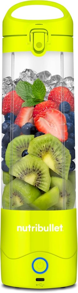 NUTRIBULLET Rechargeable Portable Blender Charged via USB-C, BPA-Free, 590m