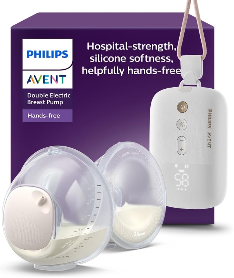 PHILIPS  Avent Hands-Free Double Electric Breast Pump, Hospital-Strength Mo