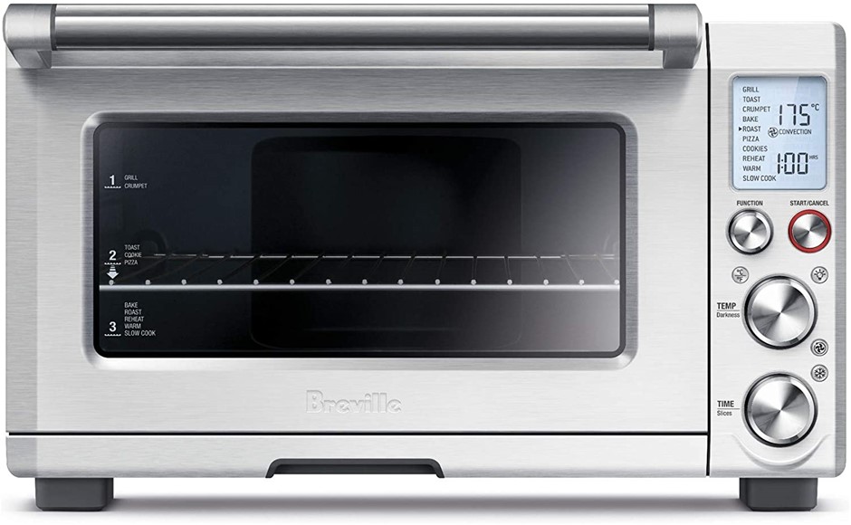 BREVILLE The Smart Oven Pro Counter top Oven, Brushed Stainless Steel, BOV8