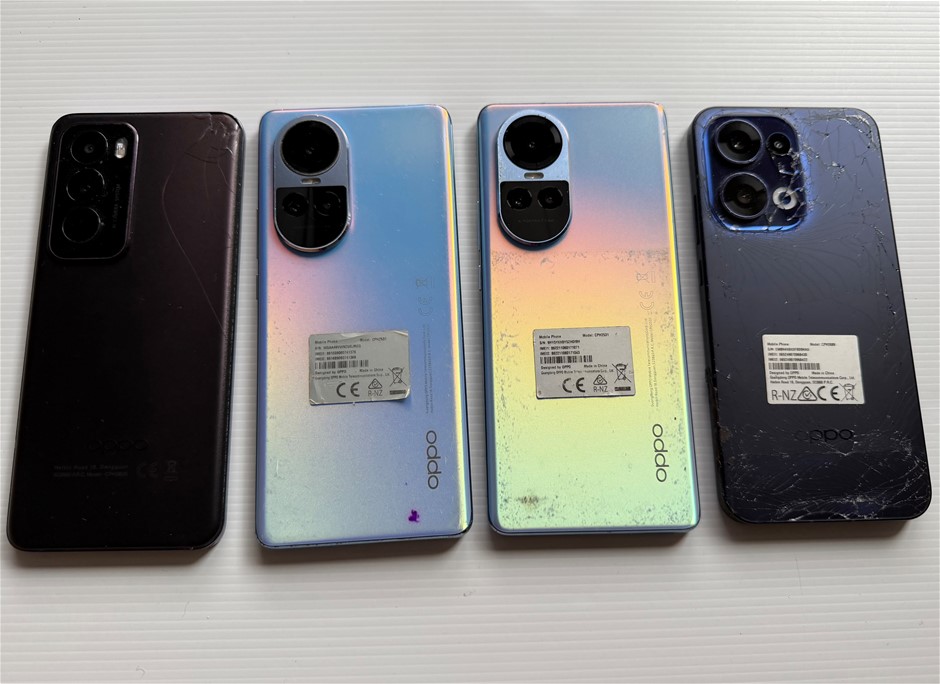 Oppo Reno 13 5G 236Gb / 12 256Gb / 10 256Gb - For Parts (Lot of 4)