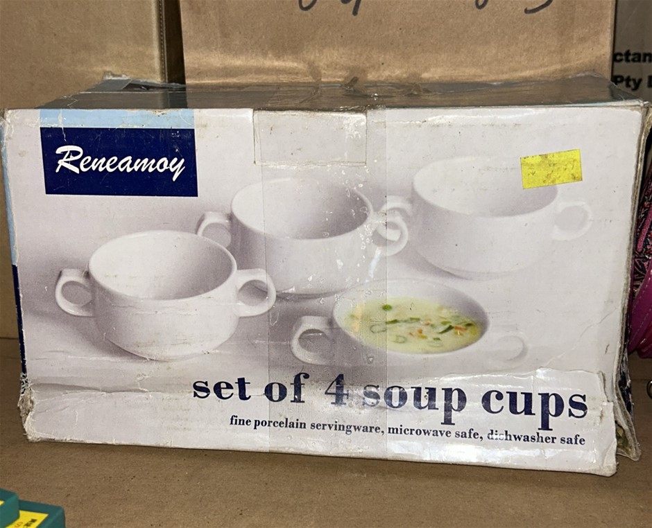 Reneamoy Set of 4 Soup Cups