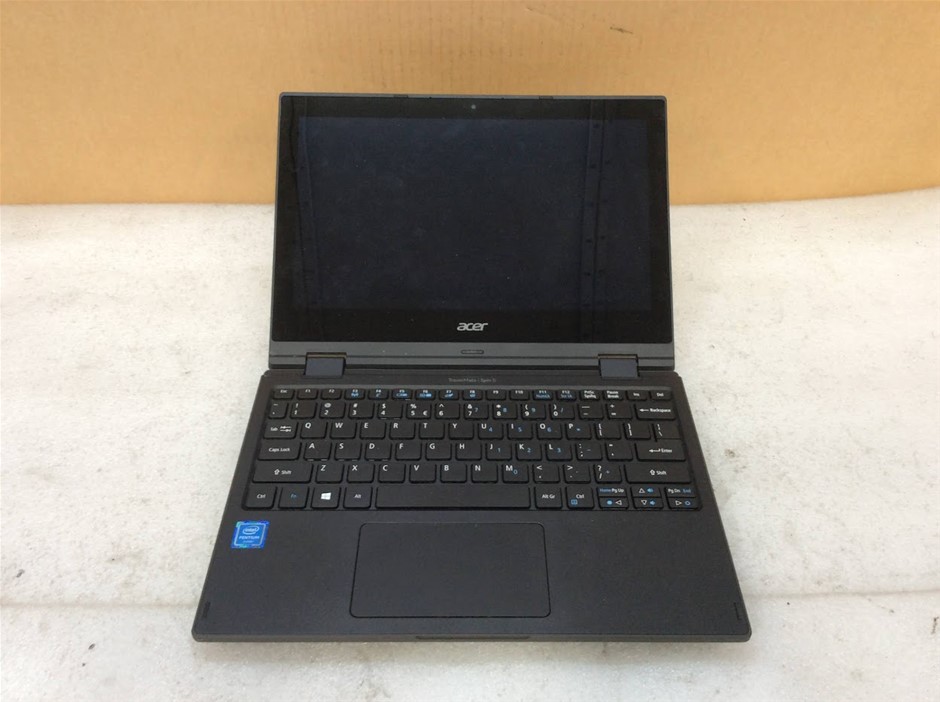 Acer TravelMate Spin B118 Laptop Pentium N4200 4GBRAM NO HDD Black