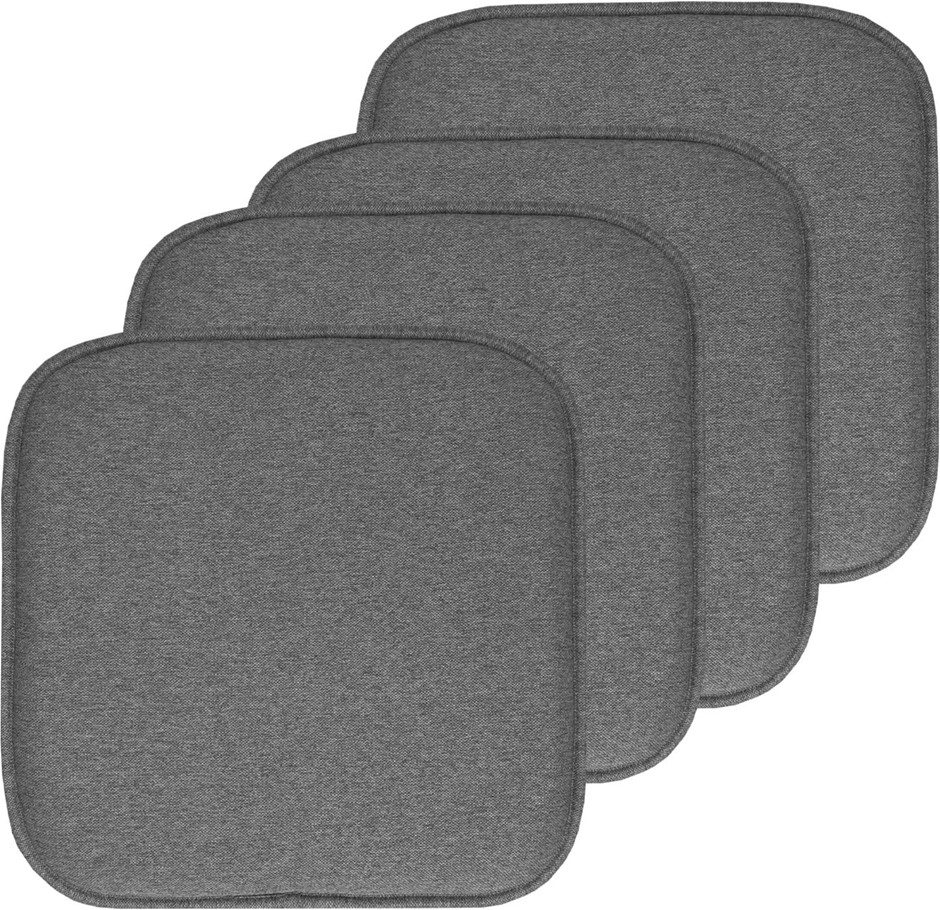 Sweet Home Collection Chair Cushion Memory Foam Pads Honeycomb Pattern Slip