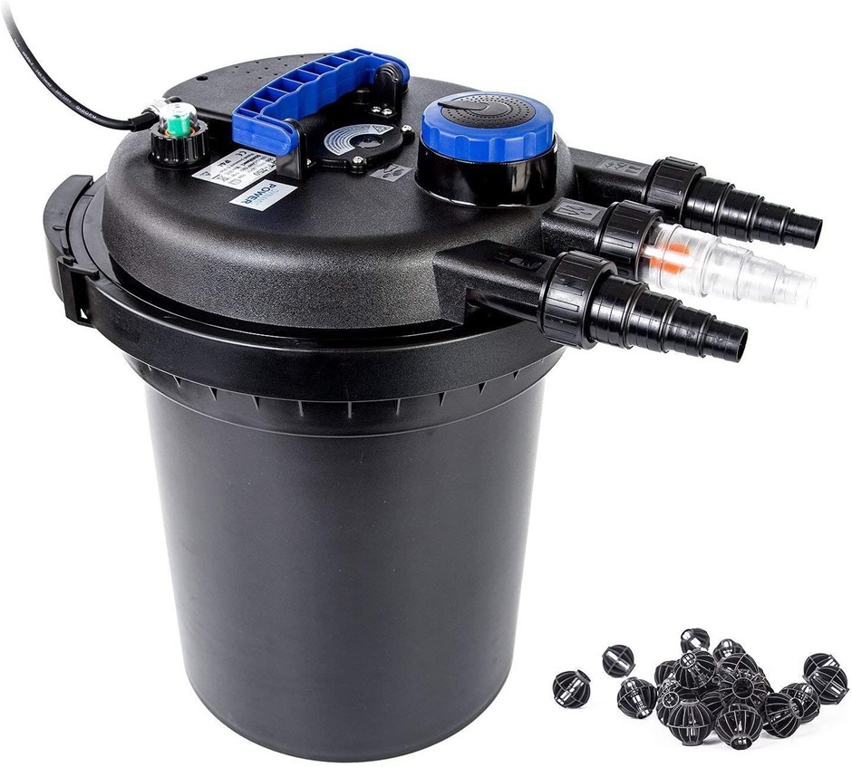 DYNAMIC POWER External  Canister Pond UV Filter 10000L/H, AQ-CPF250-15. NB: