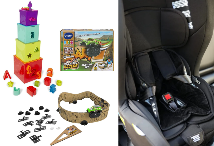 BUNDLE: BATTAT– Sorting & Stacking Boxes – Nesting Toddler Play Cubes – Col