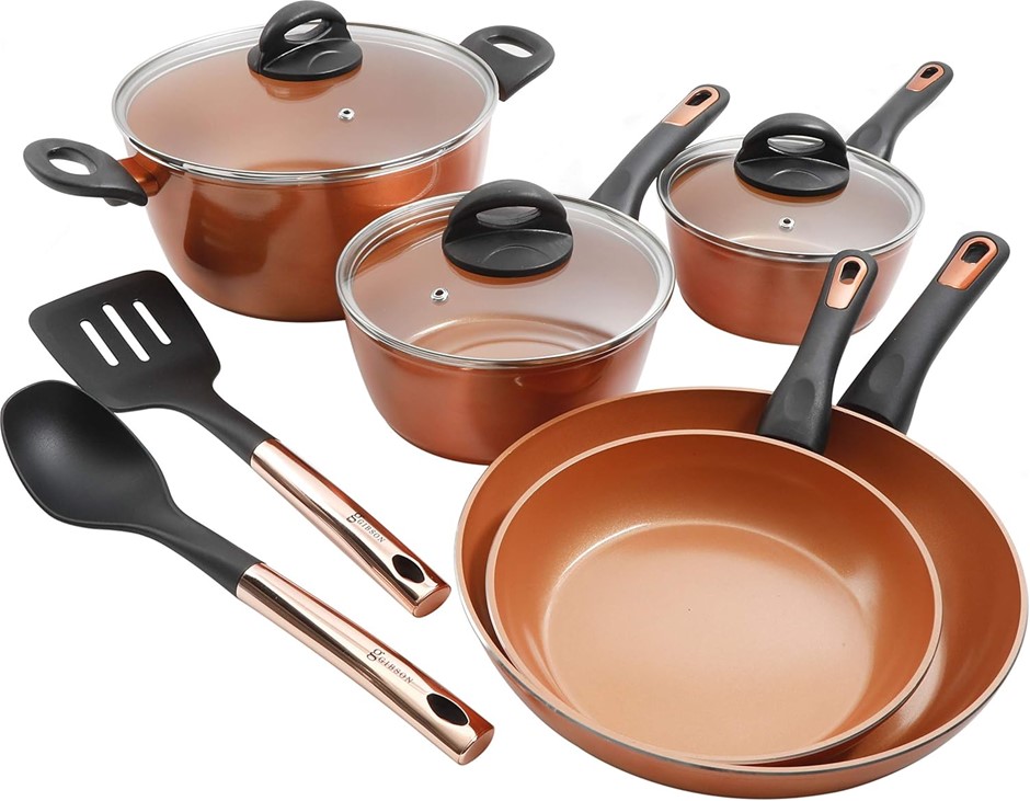 Gibson Home Eco-Friendly Hummington with Induction Base Forged Aluminum Non