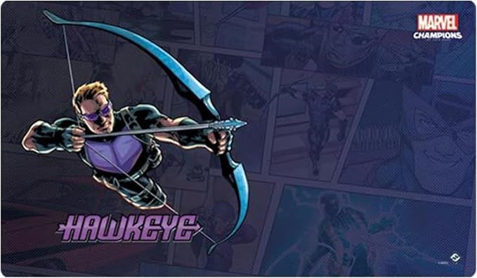 Fantasy Flight Games - Marvel Champions: Hawkeye Game Mat - Card Game