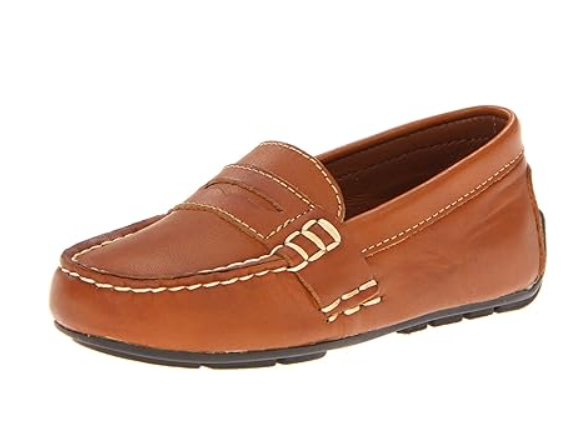 Ralph Lauren Polo by Telly Slip-On (Toddler/Little Kid/Big Kid),Tan,3 M US