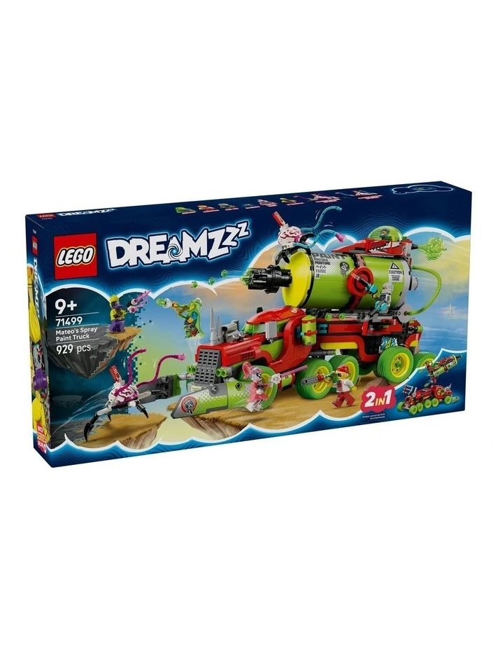 LEGO Dreamzzz Mateo's Spray Paint Truck, 71499. N.B: Damaged packaging & so