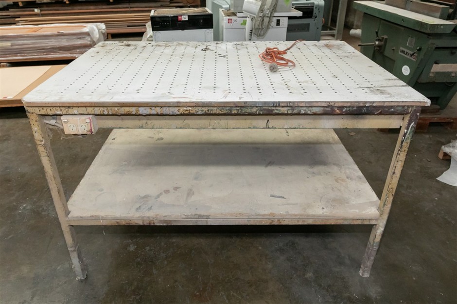 Work Bench with Power Outlets Auction (0039-5062246) | Grays Australia