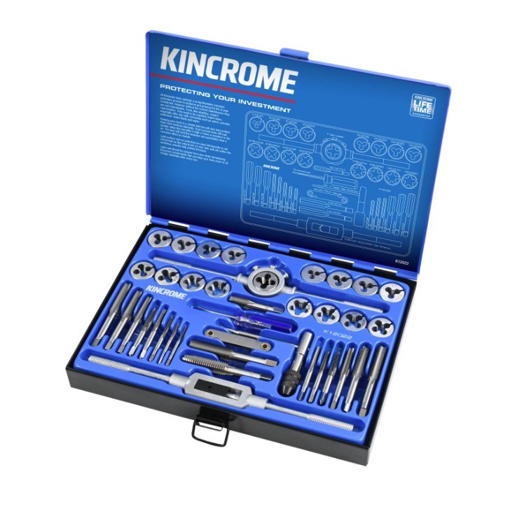 KINCROME Tap & Die Set 39 Piece Imperial.