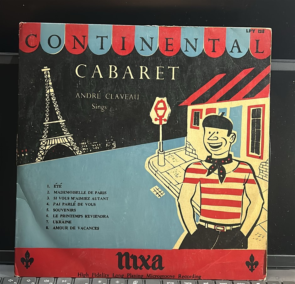 Vintage Vinyl Record "Continental Cabaret"