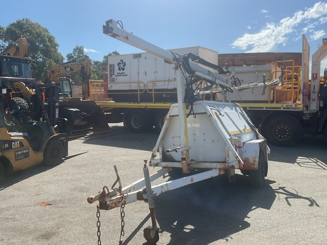 <p>Allite Mine Spec Single Light Tower Trailer</p>