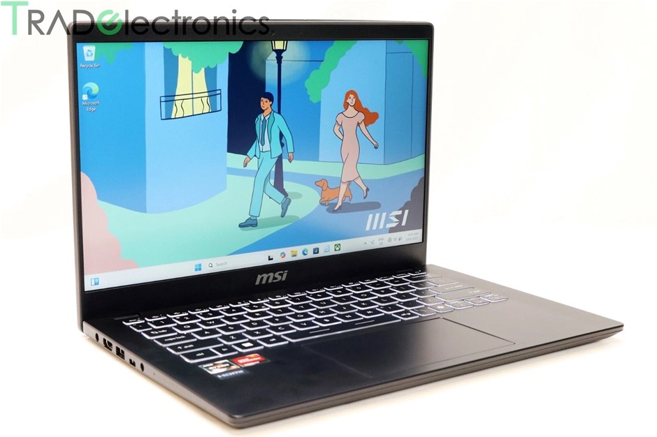 MSI Modern 14 C7M-248AU 14" AMD R5-7530U 16GB DDR4 3200Mhz 512GB SSD FHD Bl