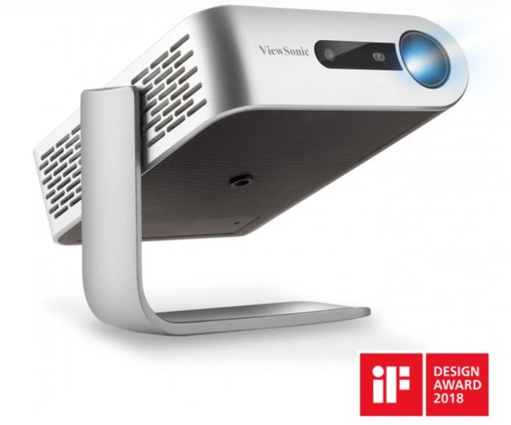 VIEWSONIC M1+ LED Portable Wireless Projector with Harman Kardon Speakers.