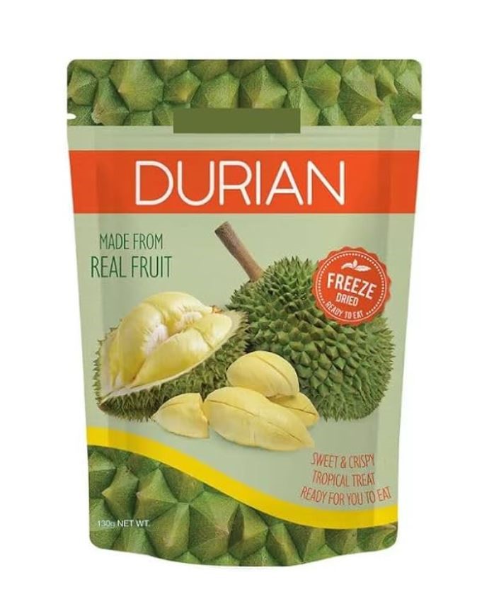 8 x TROPICAL FRUIT Durian Sweet & Crispy Tropical Treat, 130g. Best Before:
