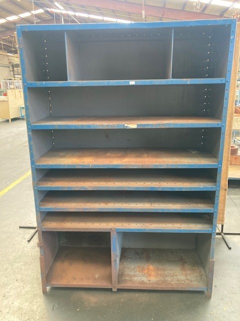 HEAVY DUTY STEEL SHELF UNIT