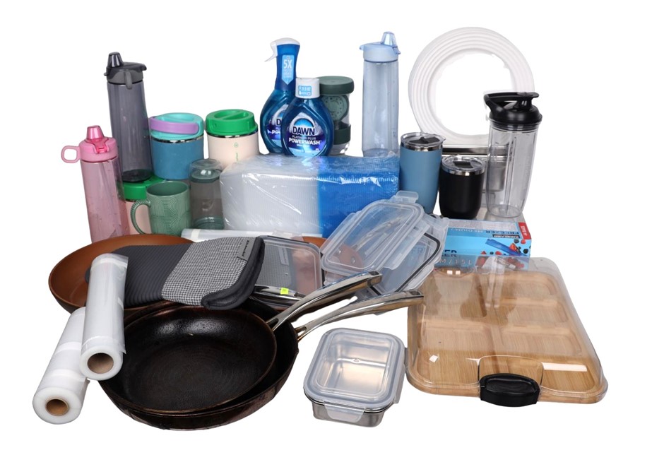 Assorted Kitchen Products, Incl: THERMOFLASK, NEOFLAM & More. N.B: Some ite